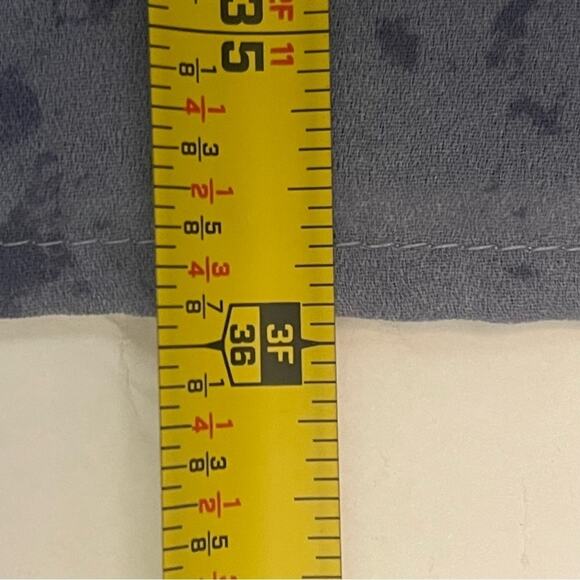 Borcellini Sheer Blue Floral Dress Size 10 - Picture 13 of 13